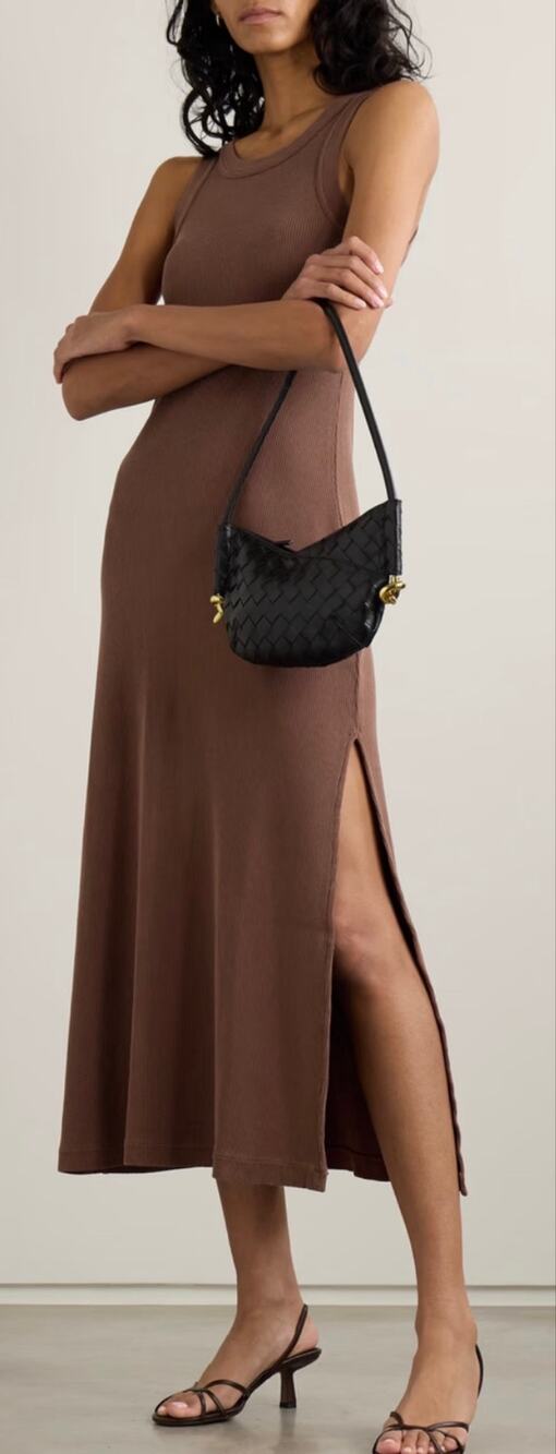Citizens of Humanity Isabel Tank Dress in Mink Brown size Large